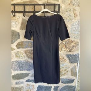 Brooks Brothers classic style short sleeve Black Dress size 2